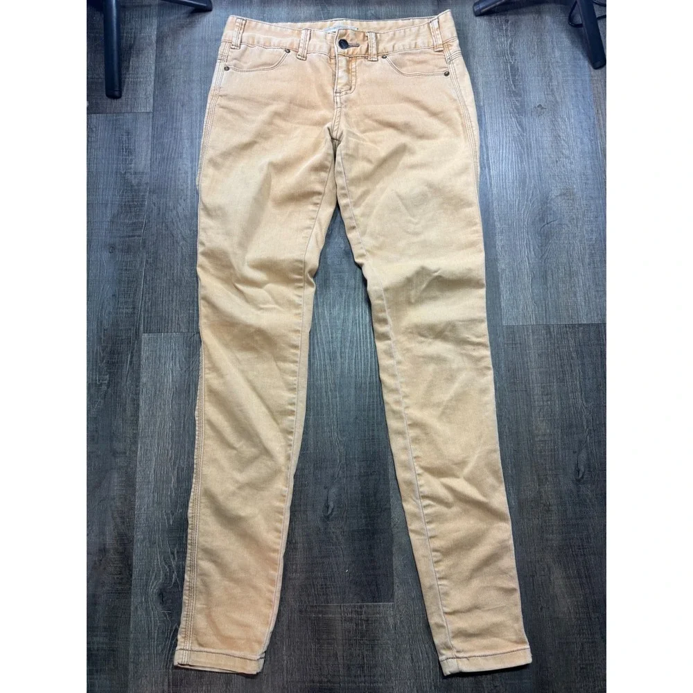 Free People Skinny Jeans Ginger Wash Low Rise Size 26 W26 Stretch Denim